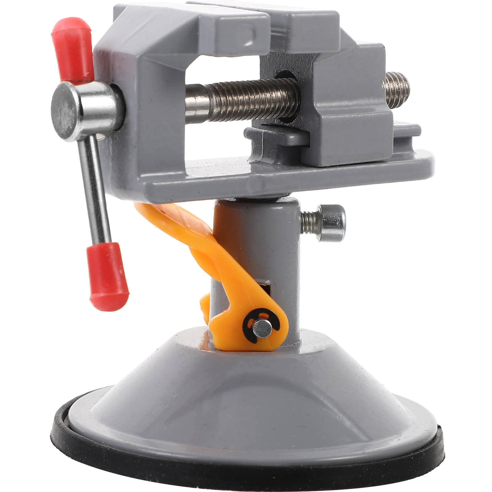 

Mini Table 360 Degree Metal Table Vise Clamp Portable Bench Tool for Woodworking Silver Color Adjustable Clamps