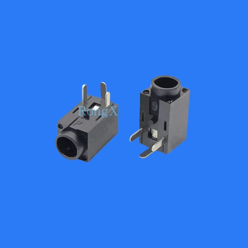 

100 шт./упак. аудиоразъем для наушников 2,5 мм PJ-210, полностью пластиковый, с коротким штоком, длина штока 9,5 мм, PJ-210E, три контакта