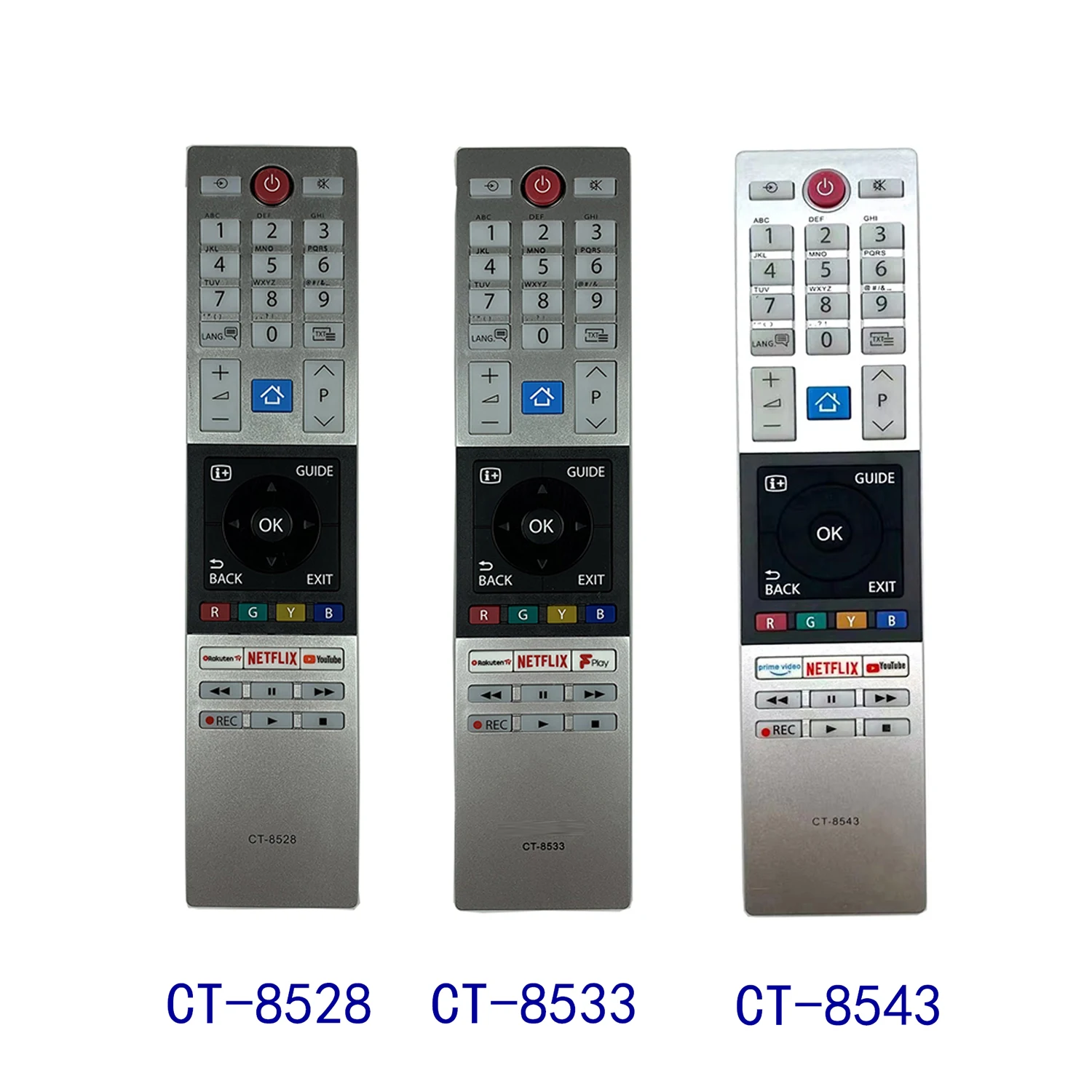 NEW Replacement For Toshiba TV Remote Control  CT-8543 CT-8528 CT-8533 RC42151P CT-8517 CT-8536