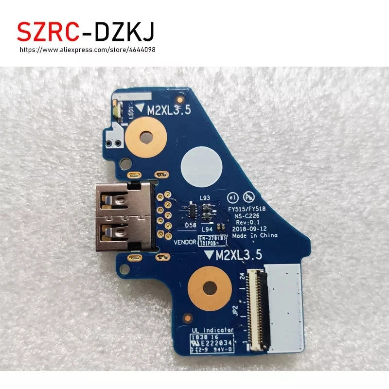 

SZRCDZKJ Original For Lenovo Y7000 Y540-15 USB Power Botton Switch Board Test good Free Shipping NS-C226