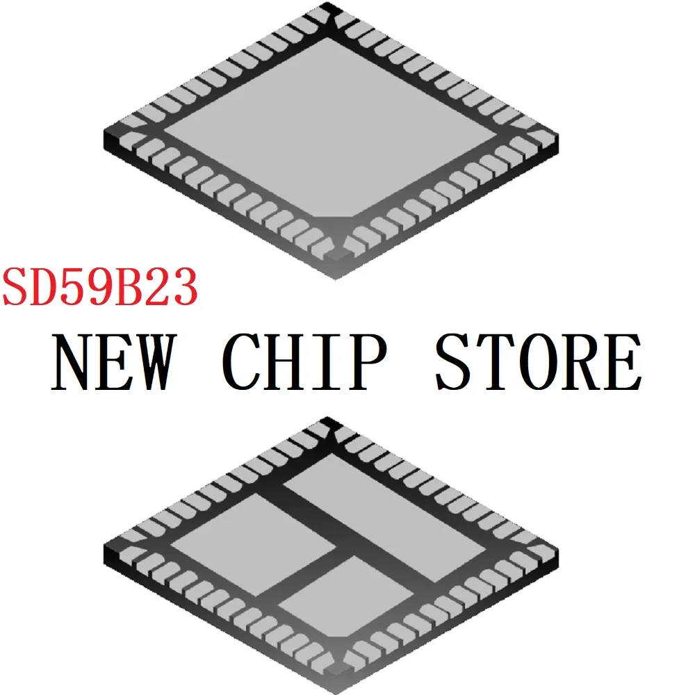 50pcs/5pcs/lot SD59B23 QFN52 Dual H-bridge driver chip for mobile power 65W super fast charger IC