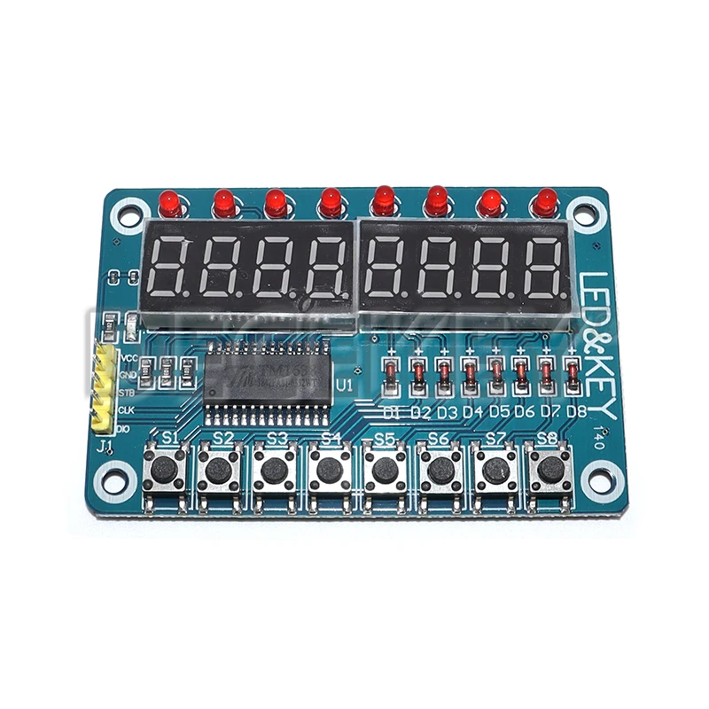 TM1638 Module Key Display For AVR New 8-Bit Digital LED Tube 8-Bit