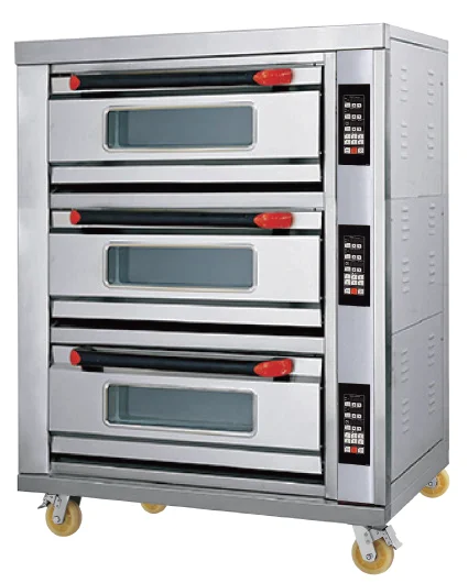 Supermarket Refrigerator and Commercial Stainless Steel Oven Combo, Display Case Equipment for Bakery, Restaurant, Food Service