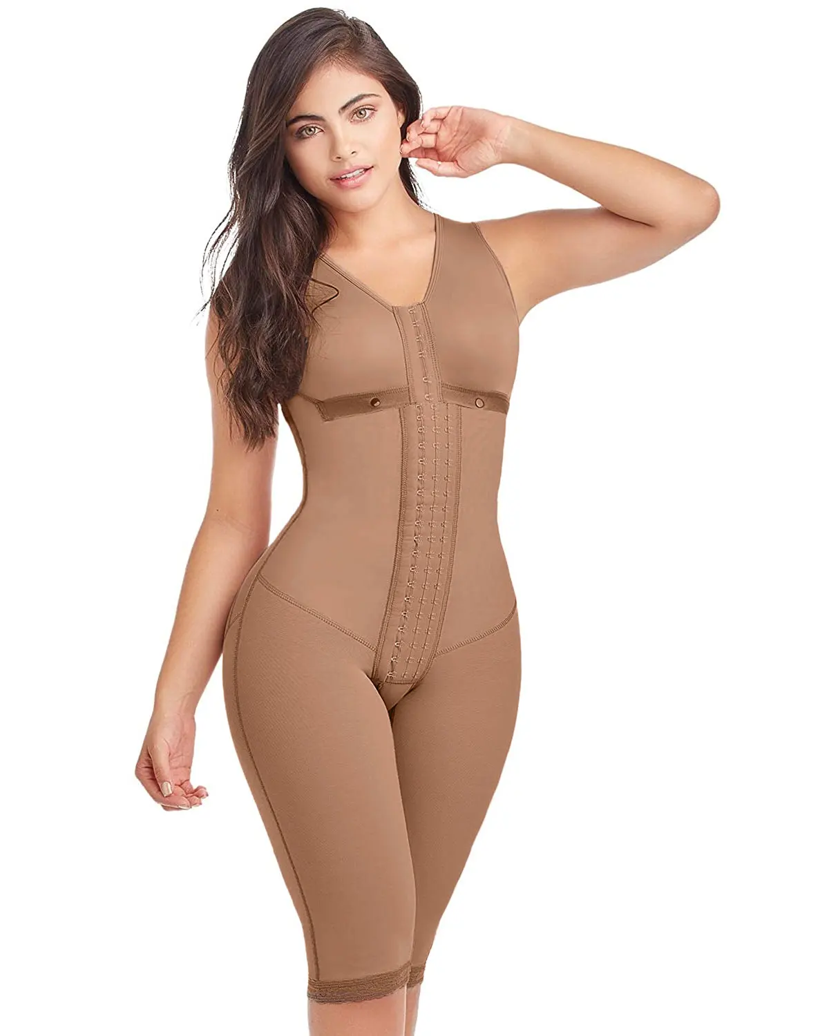 Fajas Colombianas Slimming Underwear Women's Postpartum Shapewear Body Shaper Side Zipper Flatten Abdomen One-piece Shorts