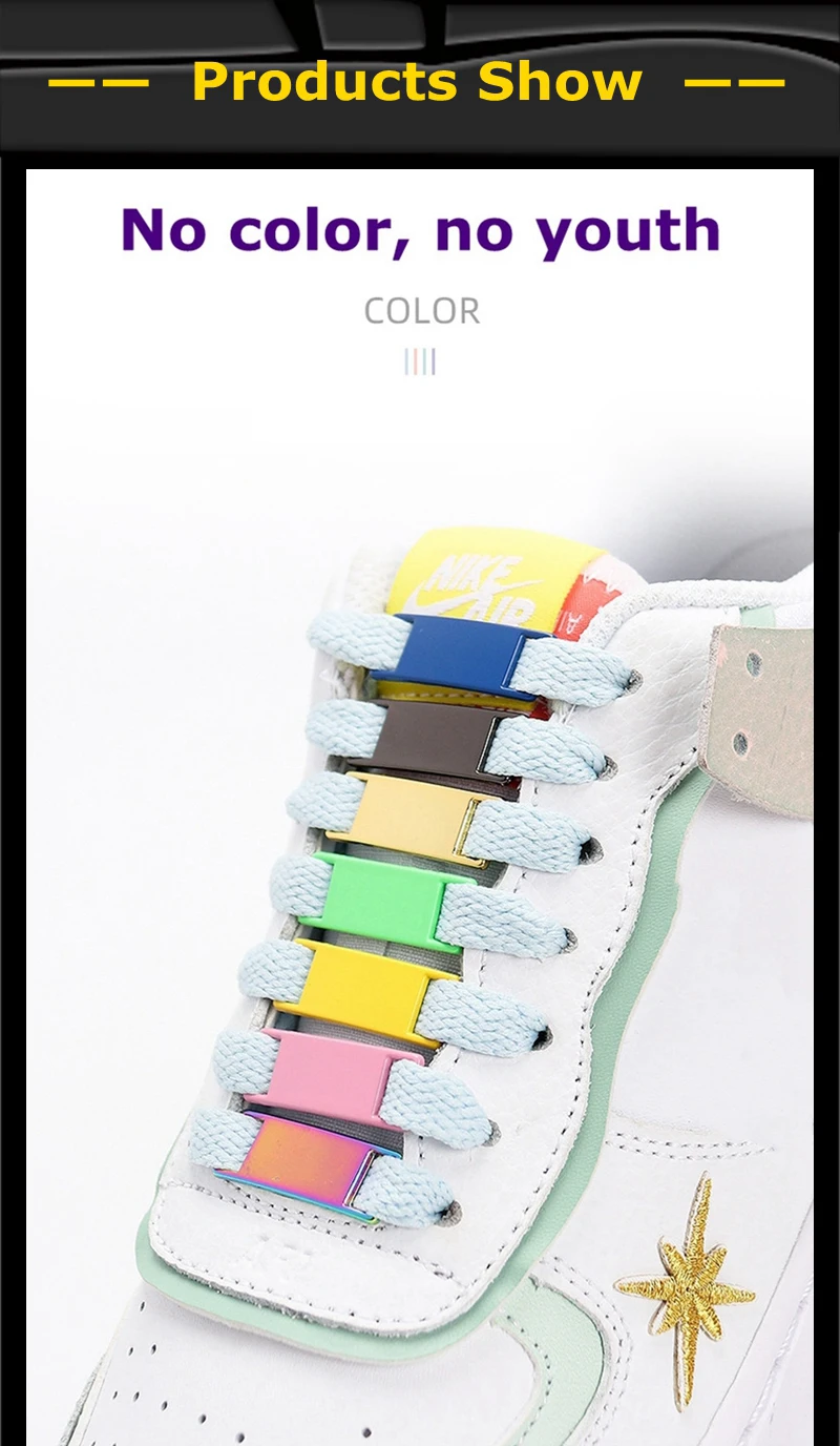 2 Pcs Blank Metal Shoelace Buckles Stylish Sneaker Decorations Fits All Types of Flat Shoelaces Shoe Accessories