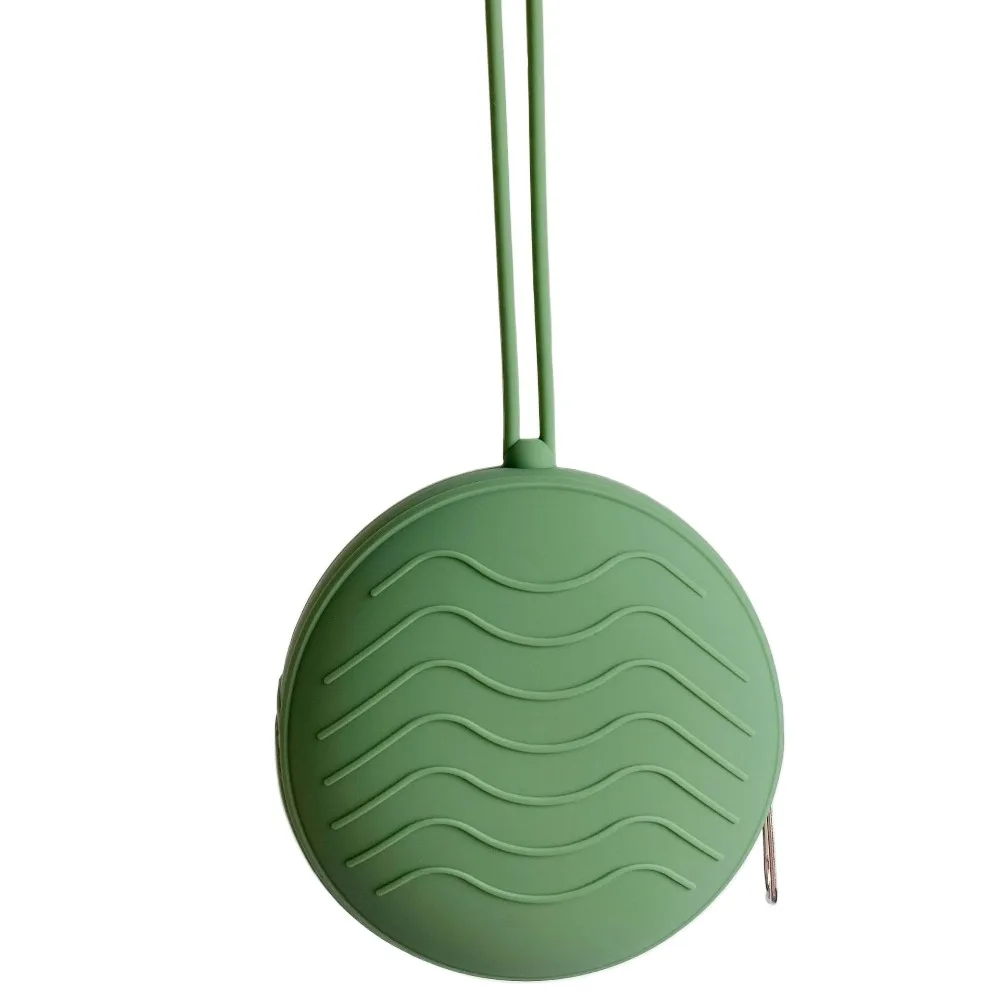 

New Silicone Pacifier Holder BPA Free Round Soother Container Box Portable Accessories Nipple Storage Bag for Outdoor