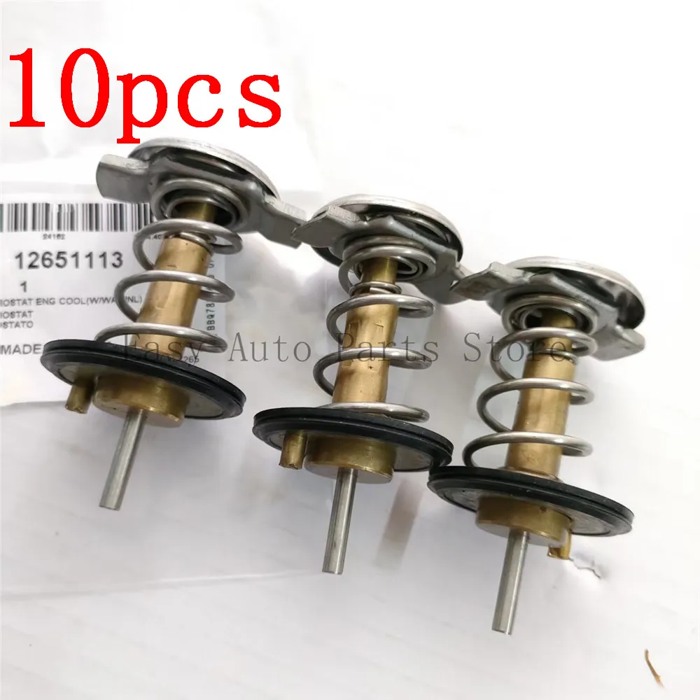 

10pcs 12651113 Engine Thermostat for New Chevrolet Caprice Vehicle Captiva Equinox Impala Buick Lacrosse Cadillac OEM 92249137