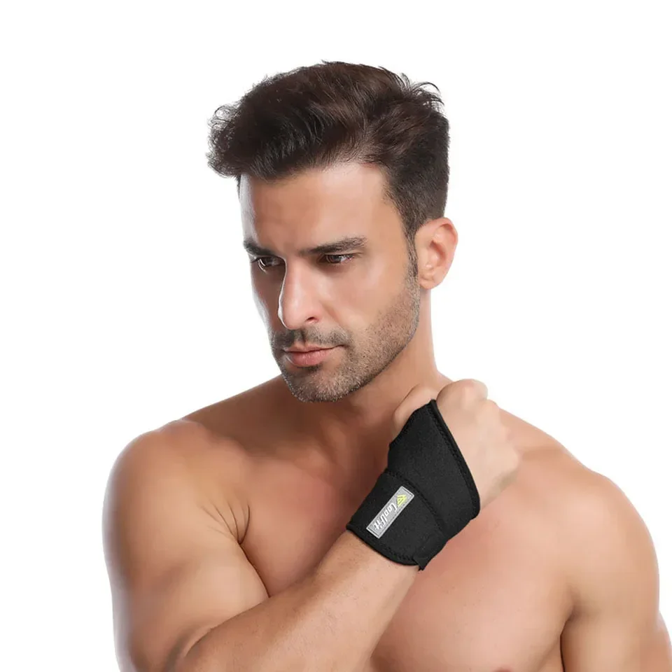 1Pcs Wrist Guard Band Brace Support Gym Strap Sports Carpal Tunnel Sprains Strain Pain Relief Wrap Bandage Lightweighted Unisex
