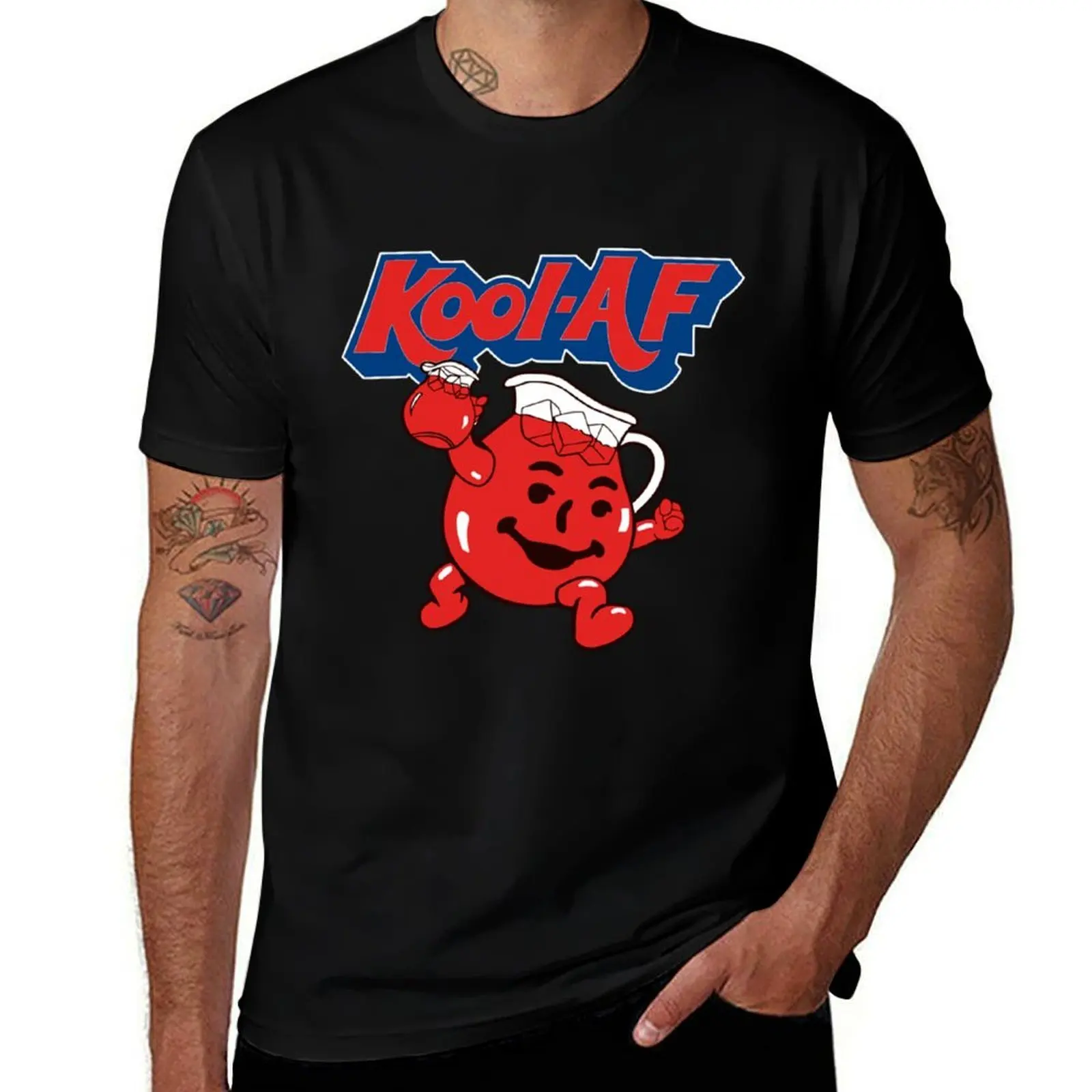 

Kool AF Man T-Shirt blue archive croswit shirt man kawaii clothes funny costumes funny t shirts for men