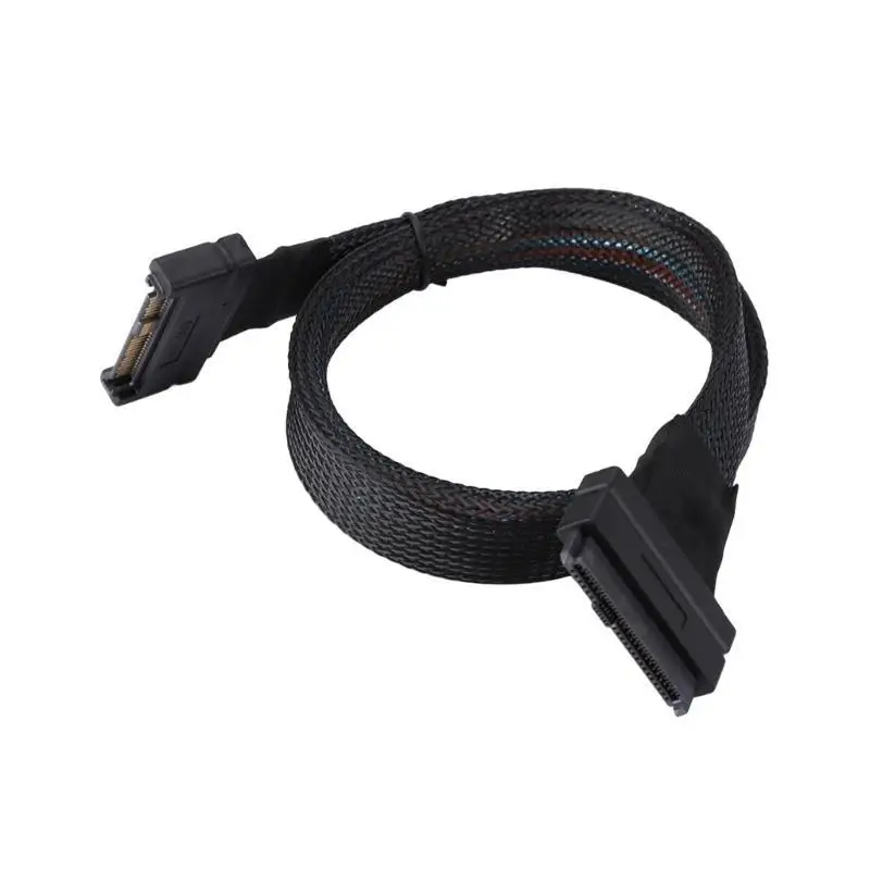 652F SFF8639 Male to SFF8639 Female NVME PCIe Cable Transmission Cable Replacement Power Connector For Hard Disk Servers