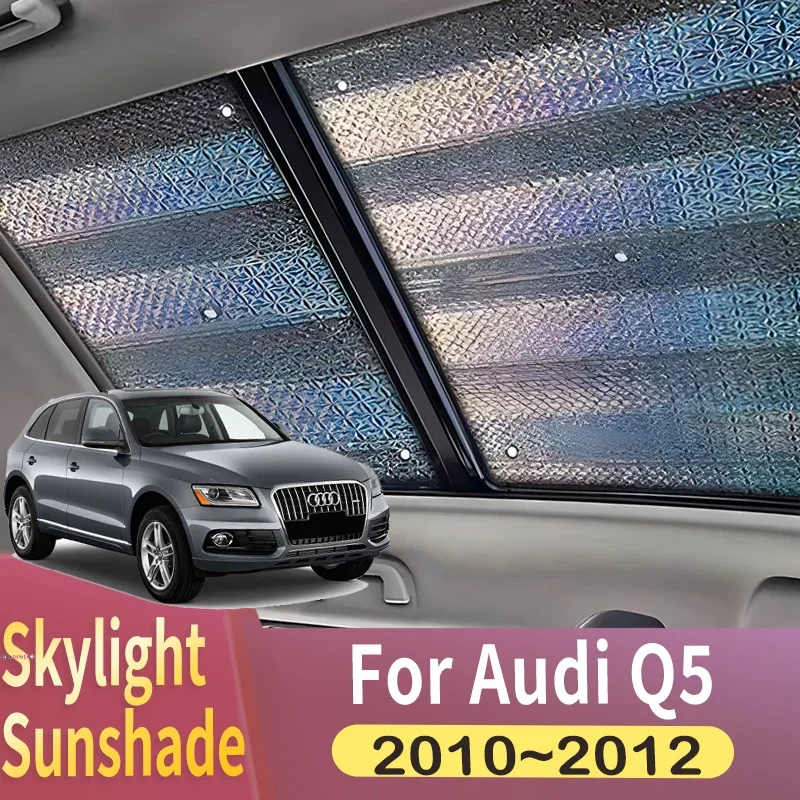 

Sunroof Sunshade Suitable For Audi Q5 2010 2011 2012 Car Panoramic Roof 2X Heat Shield Window Sunshade Anti-UV Physical Cooling