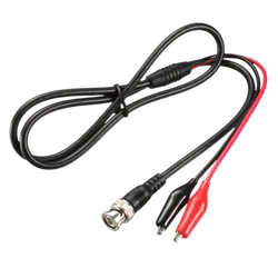 BNC Alligator Clip Cable Probe adatto per Hantek 1008C oscilloscopio 1m cavo dati USB tensione di ingresso massima 500V