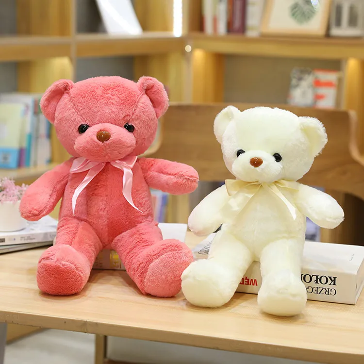 30cm 10 plush toys plush animal doll pink gray white small teddy bear doll cute birthday gift for daughter