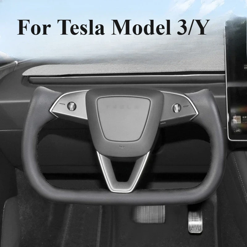 For Tesla Model 3/Y Steering wheel modification high temperature resistance anti slip breathable odorless and comfortable