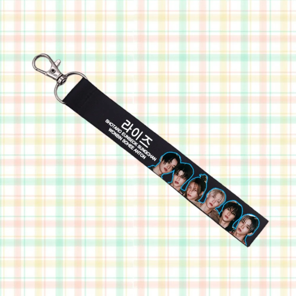 1pcs R IIZE Laser Letter Printing Phone Strap Name Strap SHOTARO EUNSEOK SUNGCHAN WONBIN SEUNGHAN SOHEE ANTON Backpack Acces