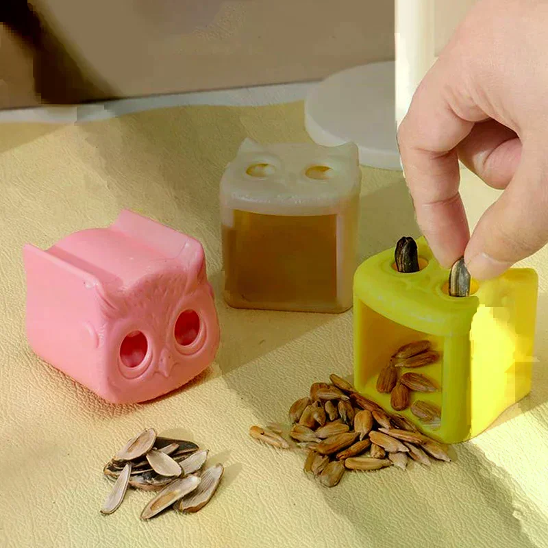 Owl Shape Home Kitchen Manual Sunflower Seed Peeler Sunflower Seed Lazy Artifact Opener Nutcracker Sunflower Seed Peeler