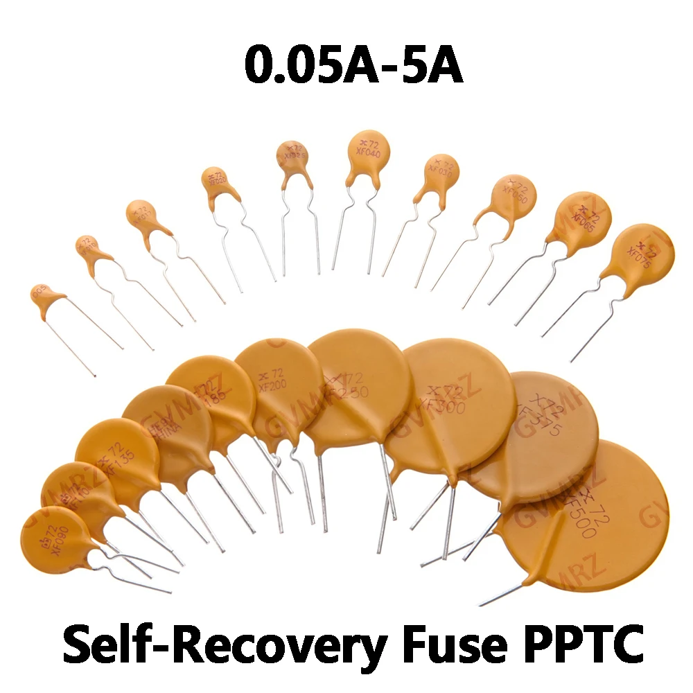 10PCS  0.05A-5A  72V 60V 0.05A-0.75A 0.4A RXEF030 RXEF050 0.05A-5A RXEF010 RXEF017 Self-Recovery Fuse PPTC RXEF005-RXEF075 60V