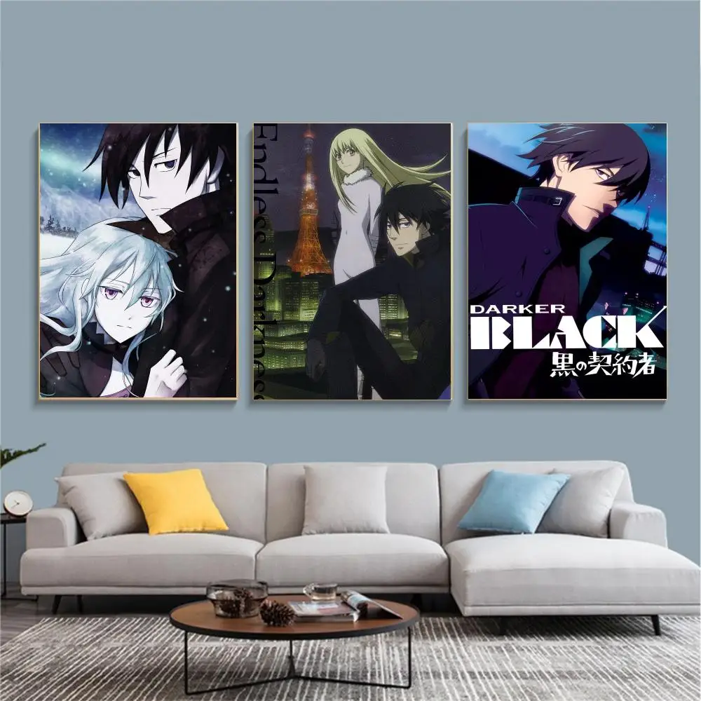 anime D-Darker than Black-K Painting Calligraphy Nature Inspired Artwork for Living Room  Home Decoration