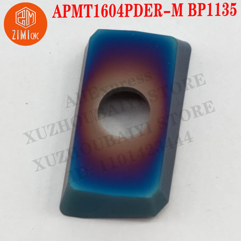 APMT1604PDER-M BP1135 APMT 1604 Carbide Milling Inserts cutting Turning Tools CNC Cutter Lathe Blad 10pcs metal lathe mechanical