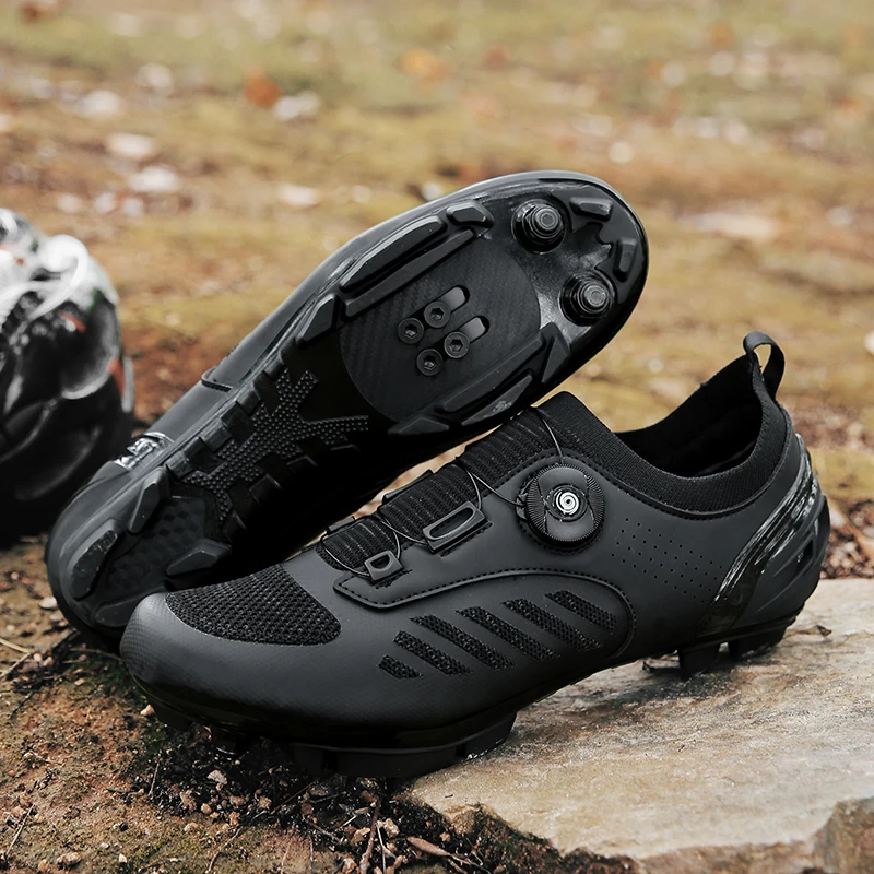 Men's mountain bike shoes, high-quality wear-resistant and anti slip outdoor cycling shoes, women's bicycle sports shoes