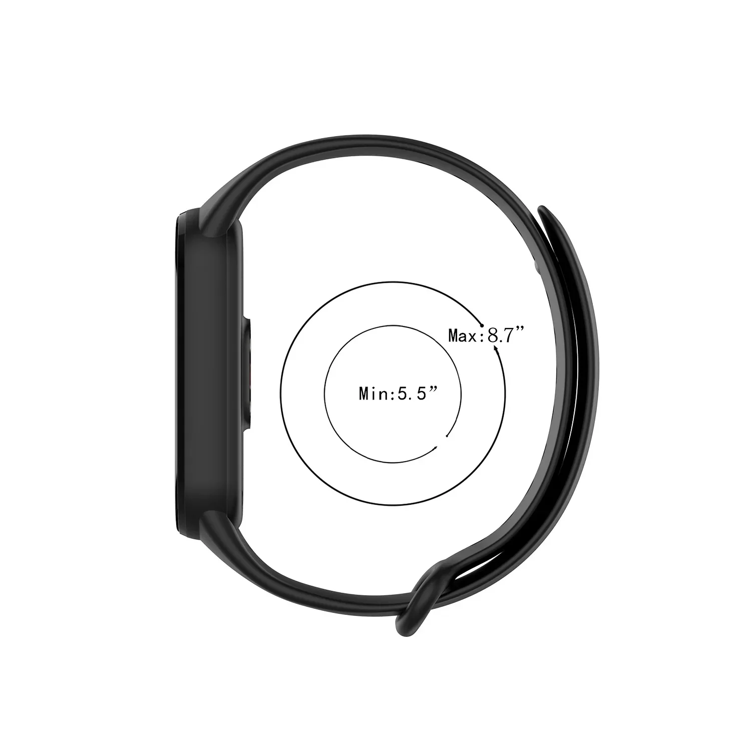 Nuovo cinturino di ricambio in silicone colorato per Xiaomi Mi Band 8 7 6 5 4 3 Bracciale Mi Band 4 5 6 7 8 Accessori 44 colori