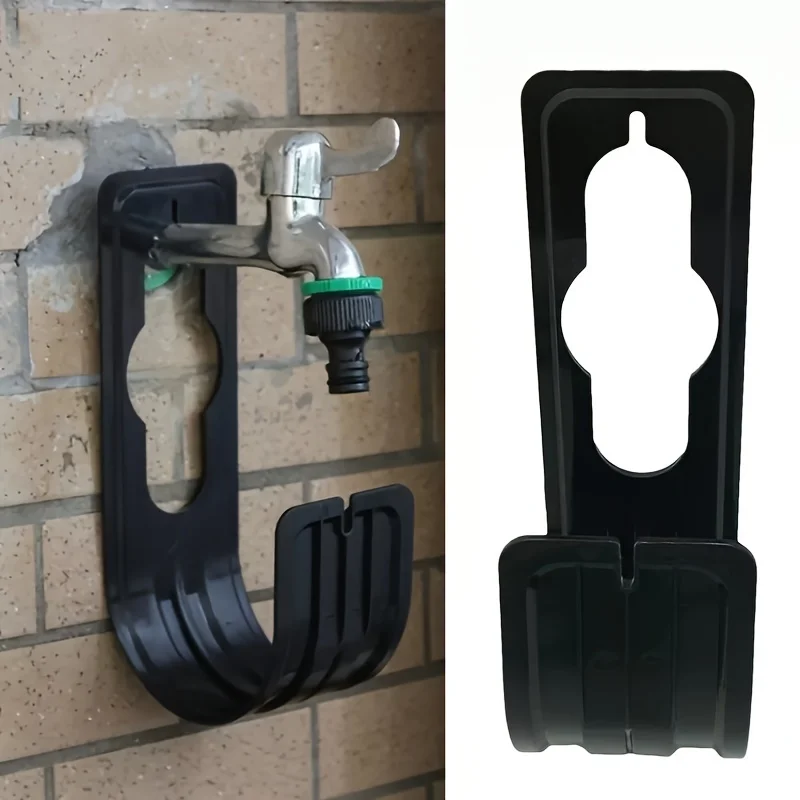 1pc Water Hose Hanger, Water Pipe Hook Water Hose Holder, Garden Hose Hanger Metal Expandable Garden Watering Hosepipe Hook Wall