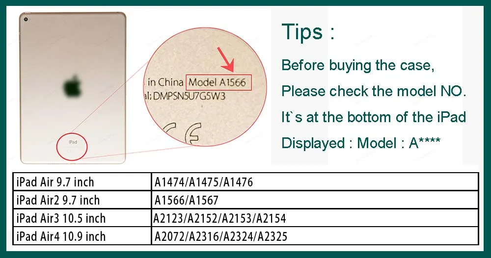 Estojo de couro PU para apple ipad air 4 10,9 polegadas 2020/air 1/2/air 3 10,5 polegadas, pintura impressa, tampa do tablet com suporte