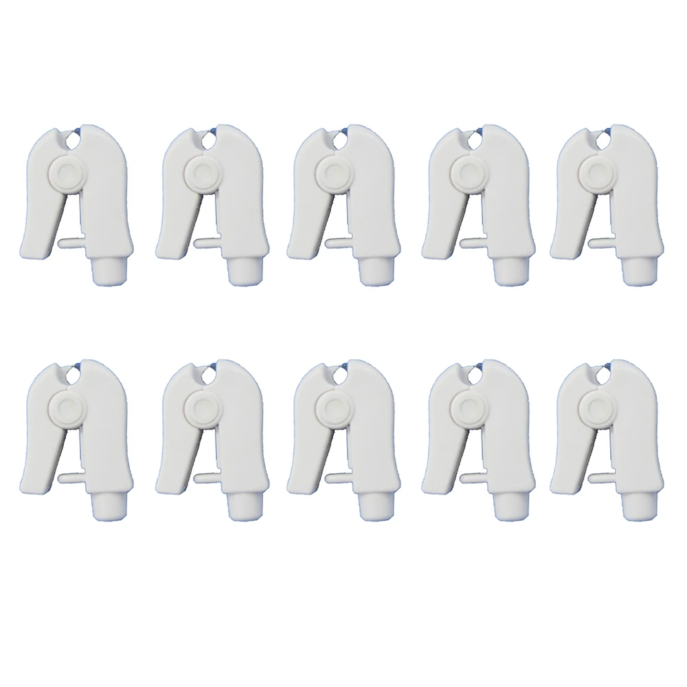 10 Pcs 4.0 Banana Plug Turn To Clip Electrode Adapter ECG/EKG Cable To Electrode Pad Connector Accessories