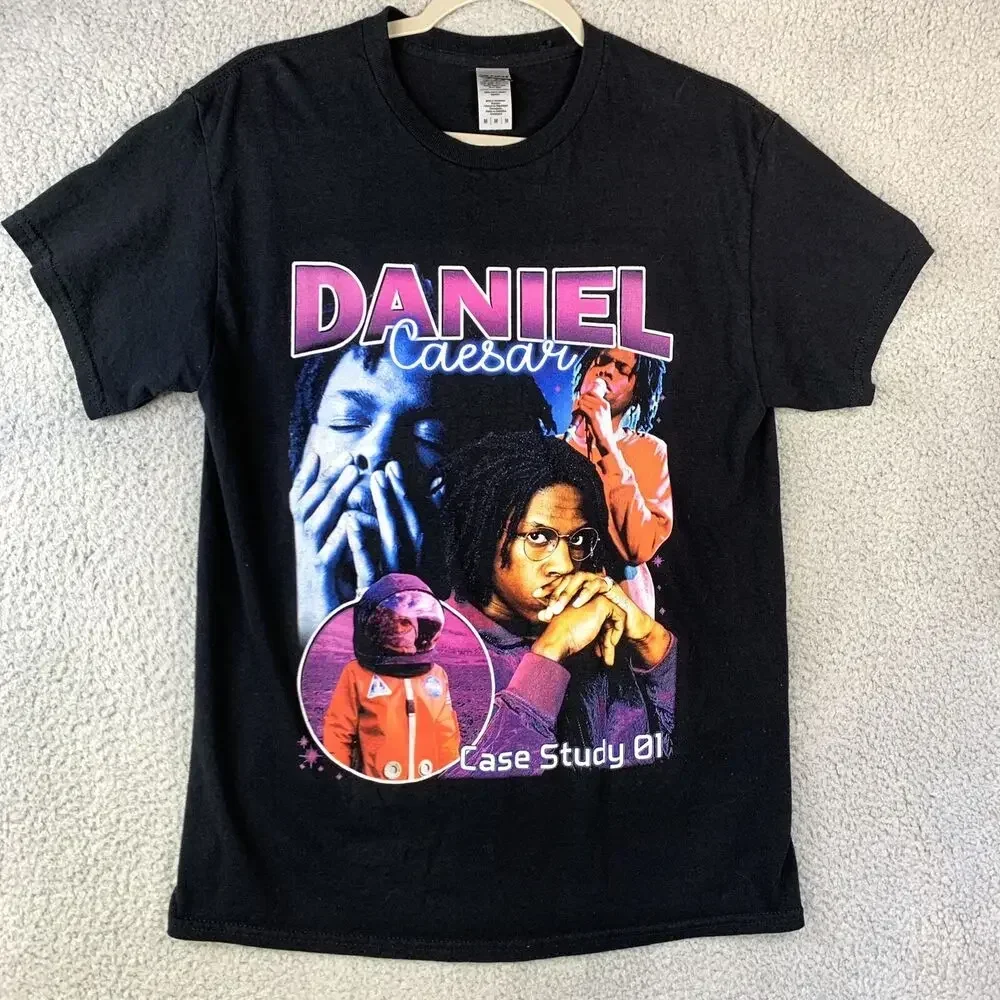 Daniel Caesar T Shirt Mens M Case Study 01 Black Music R&B Concert Tour