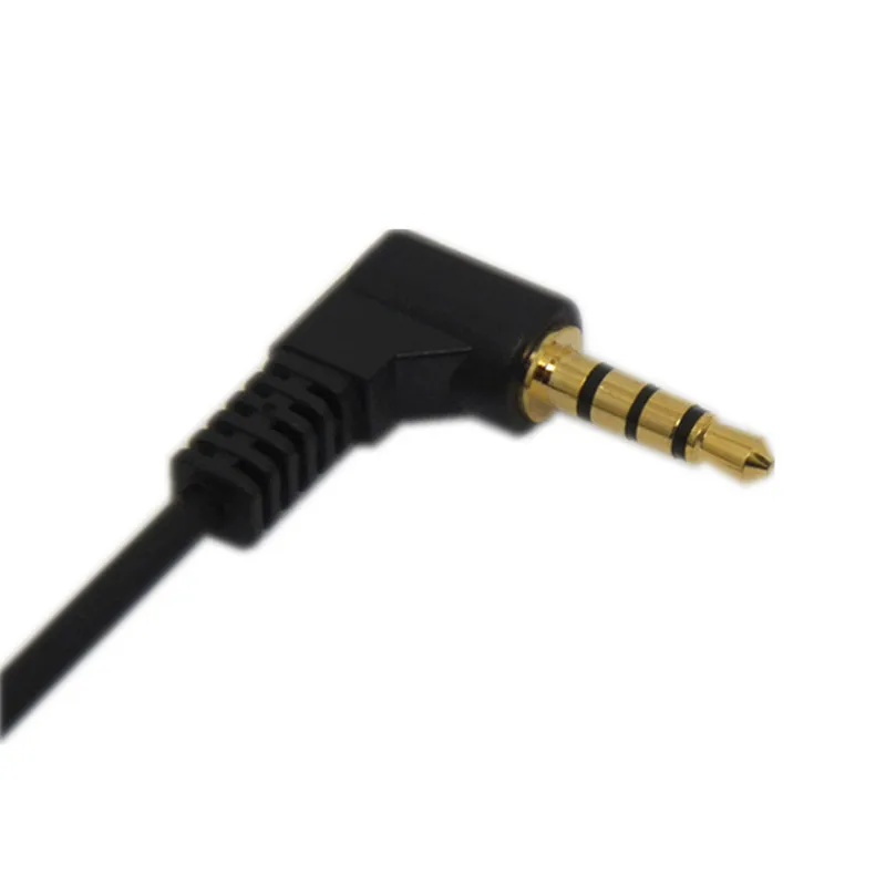 10cm 90 Degree Right Angle 4 Pole TRRS 3.5mm Aux Audio Cable Extender Adapter M/F 3.5mm for PC OR Mic-earphone