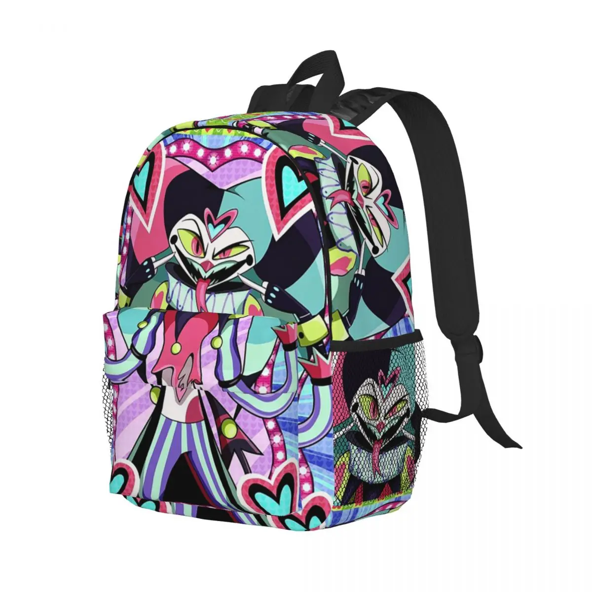 Fizzarolli Helluva Boss バックパックホット販売デイパック大容量少年少女ブックバッグショルダーバッグ男性女性子供スクールバッグ