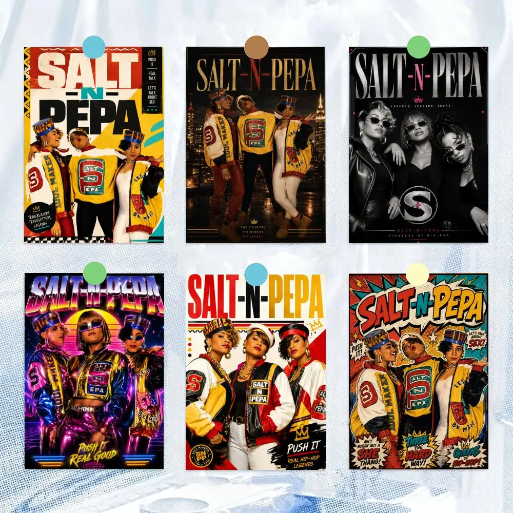 rapper S-Salt-N-Pepa Poster Artistic Stylish Wall Art for Home Office Bar Decor Living Ro hot  Reusable