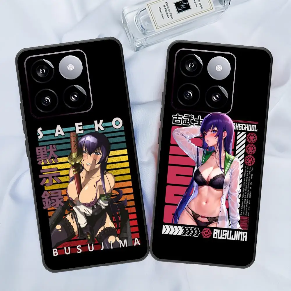 H_highschool OF THE D_dead Phone Case For Xiaomi 14 Ultra 14 13T 13Pro 13 12T 12 11T 11i 11 Black Silicone Case