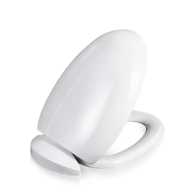 White  O-type Plastic Toilet Cover Thickened household round front-opening toilet cover PP Plate Toilet Cover