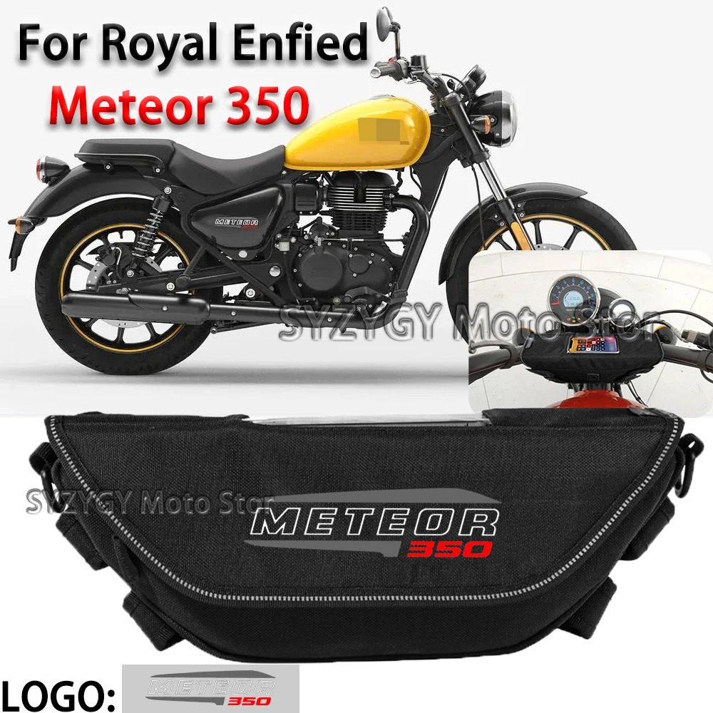 

For Royal Enfied Meteor 350 Motorcycle accessory Waterproof And Dustproof Handlebar Storage Bag navigation bag