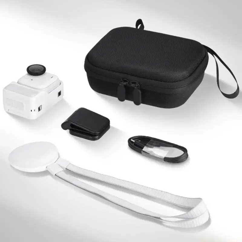 

M5TD Lightweight Dustproof Camera Hard Carrying Case Exterior Soft Flannel Lining For Go Action Camera Accessories