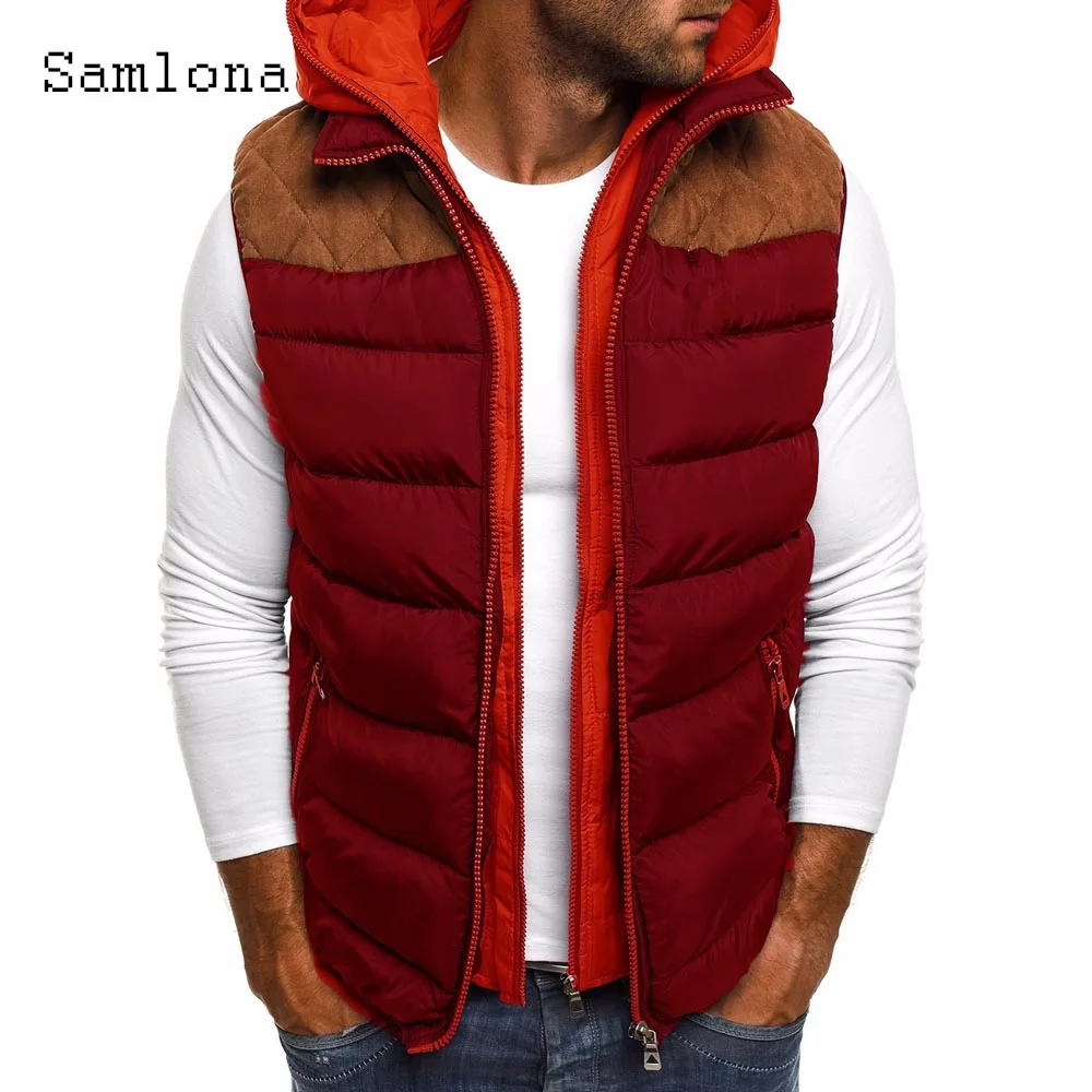 Giacca calda in cotone da uomo 2023 nuova primavera autunno parka con cappuccio giacca Patchwork retrò Casual da uomo cappotti in cotone moda leggera