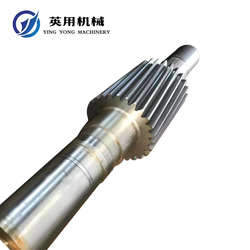 Customized Various Models Cement Ball Mill Steel Helical Gear Shaft / Transmission Gear Shaft Shaft Price for Sale