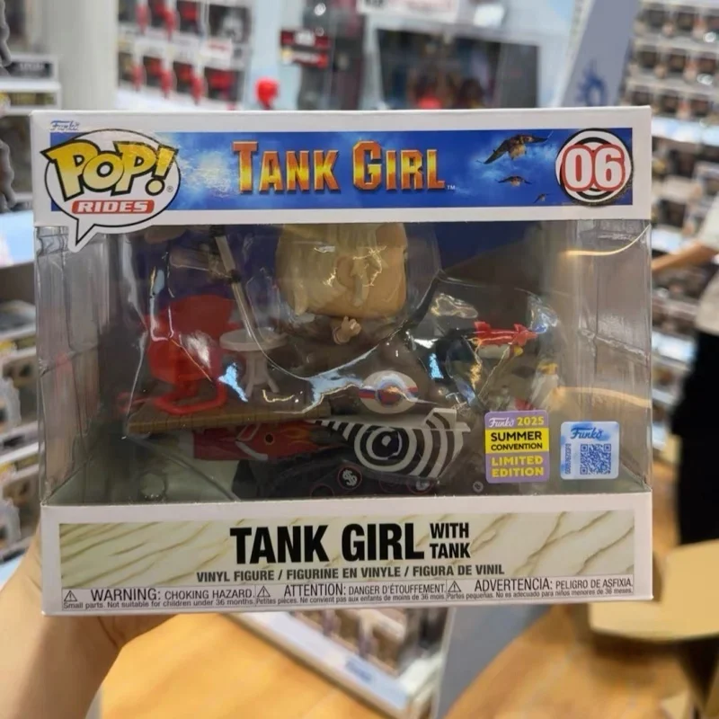 

Original Funko Pop Tank Girl Vinyl Action Figures Global Limited Edition Sculpture Doll Model Decor Collectibles Toys Gifts