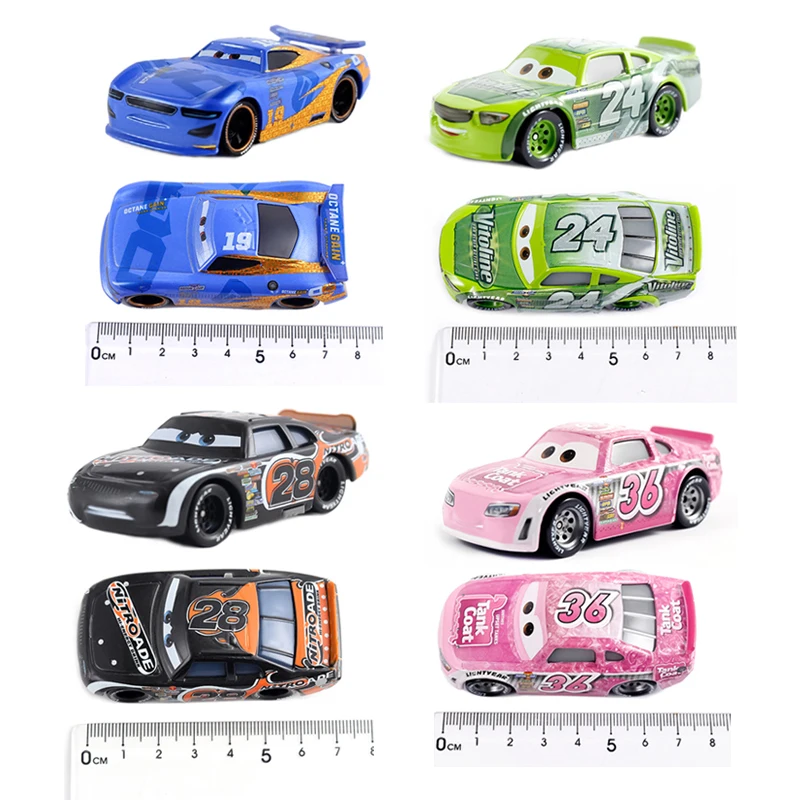 Cars 3 Pixar Cars Spielzeugauto Lightning McQueen Serie 1:55 Druckgussmodell Basisausführungen und plattierte Version Kinder-Legierungsspielzeugauto – Detail 22