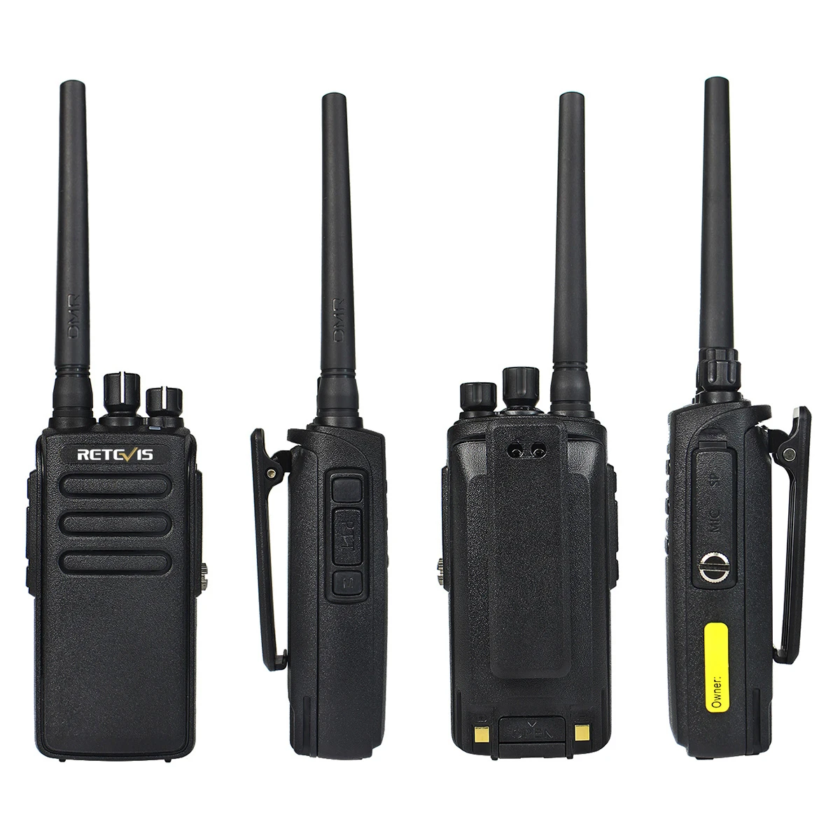 Retevis RT81 10W IP67 Waterproof Digital DMR Dual Time Slot Encryption Walkie Talkie Two Way Radio