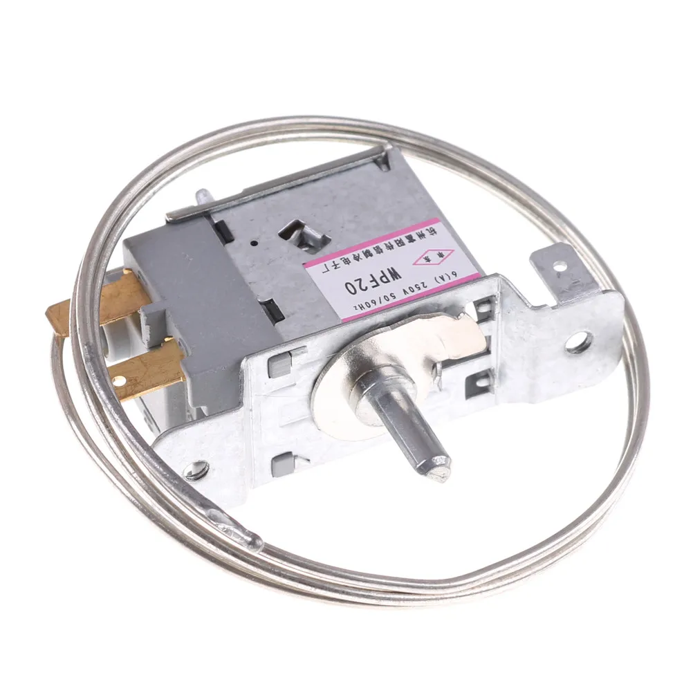 2 Pin WPF-20 Terminals Freezer Refrigerator Thermostat with Metal Cord