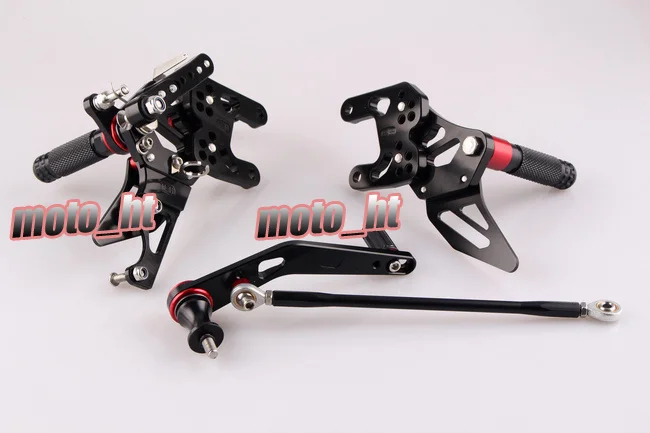 Motorcycle Rearset Rear Set Adjustable Footpegs For HONDA 2008-2013 CBR 1000RR 08 09 10 11 12 13 Black