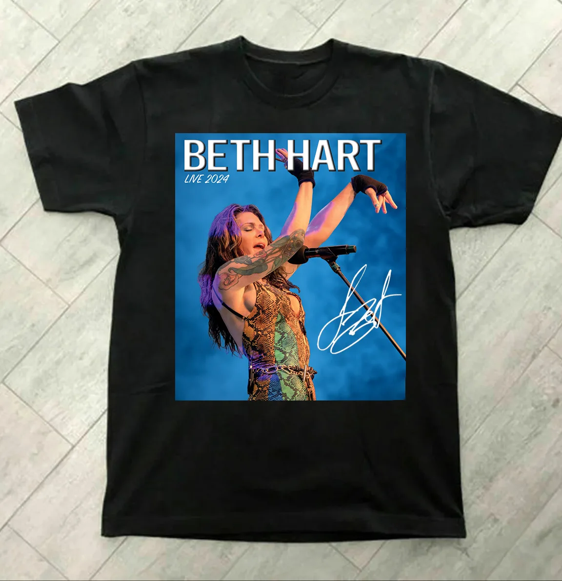 

Beth Hart Singer Live 2024 Signature Tour Unisex T-Shirt All Size S To 5XL