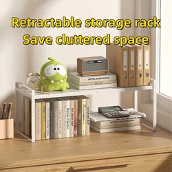 1pcs Desktop shelf Retractable multi-layer desk storage shelves bookshelf desktop bookshelf bookshelf desk layer shelf Iron art