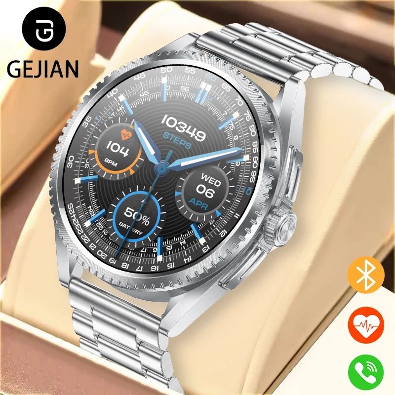 

Новые мужские умные часы GEJIAN с мониторингом сердечного ритма и встроенными множеством спортивных режимов для умных часов Android и iOS