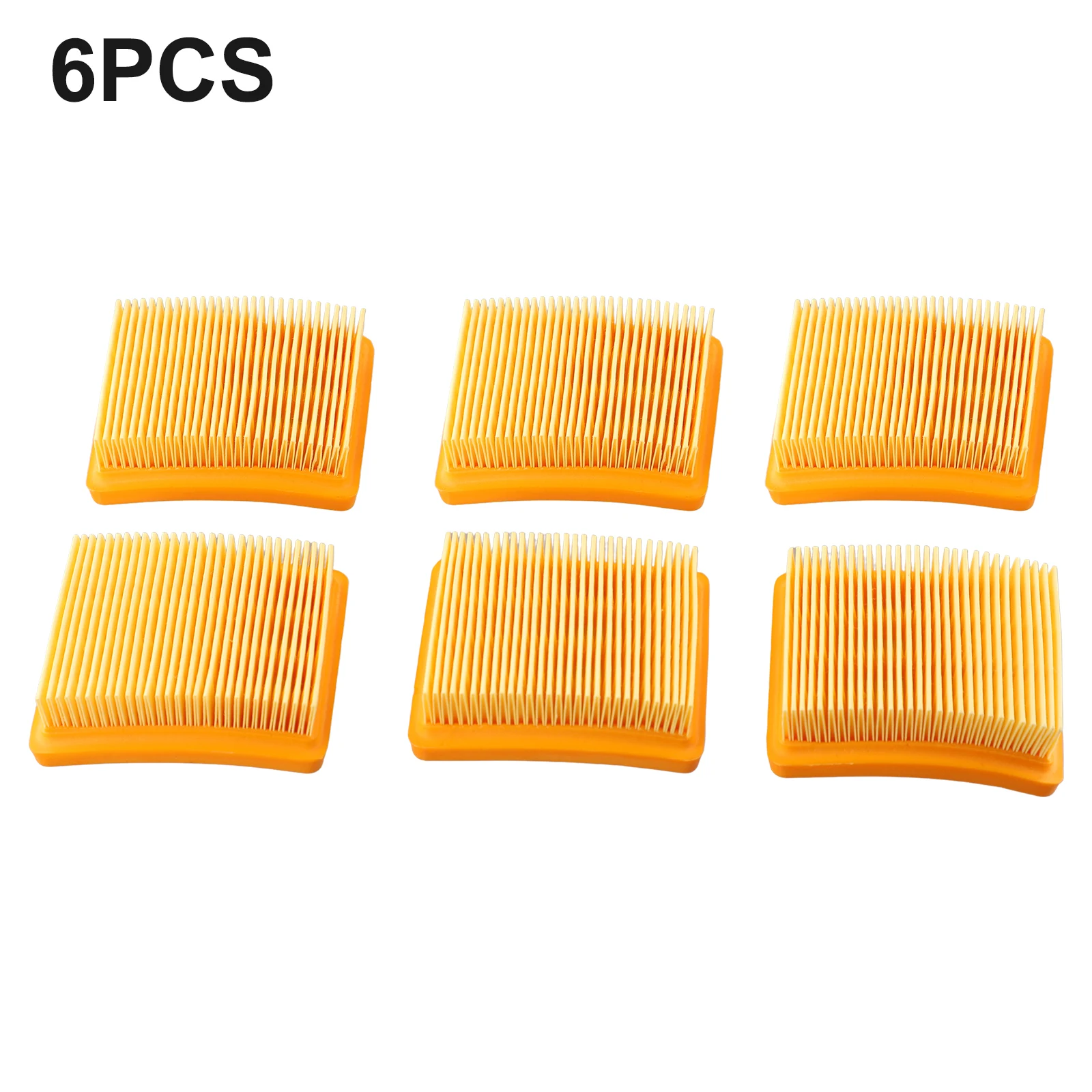 6PCS Replacement  Air Filter Fits For 4180-141-0300B FS91 FS131 FS111 Chainsaw Outdoor Yard Garden Lawn Mower Spare Parts Tool