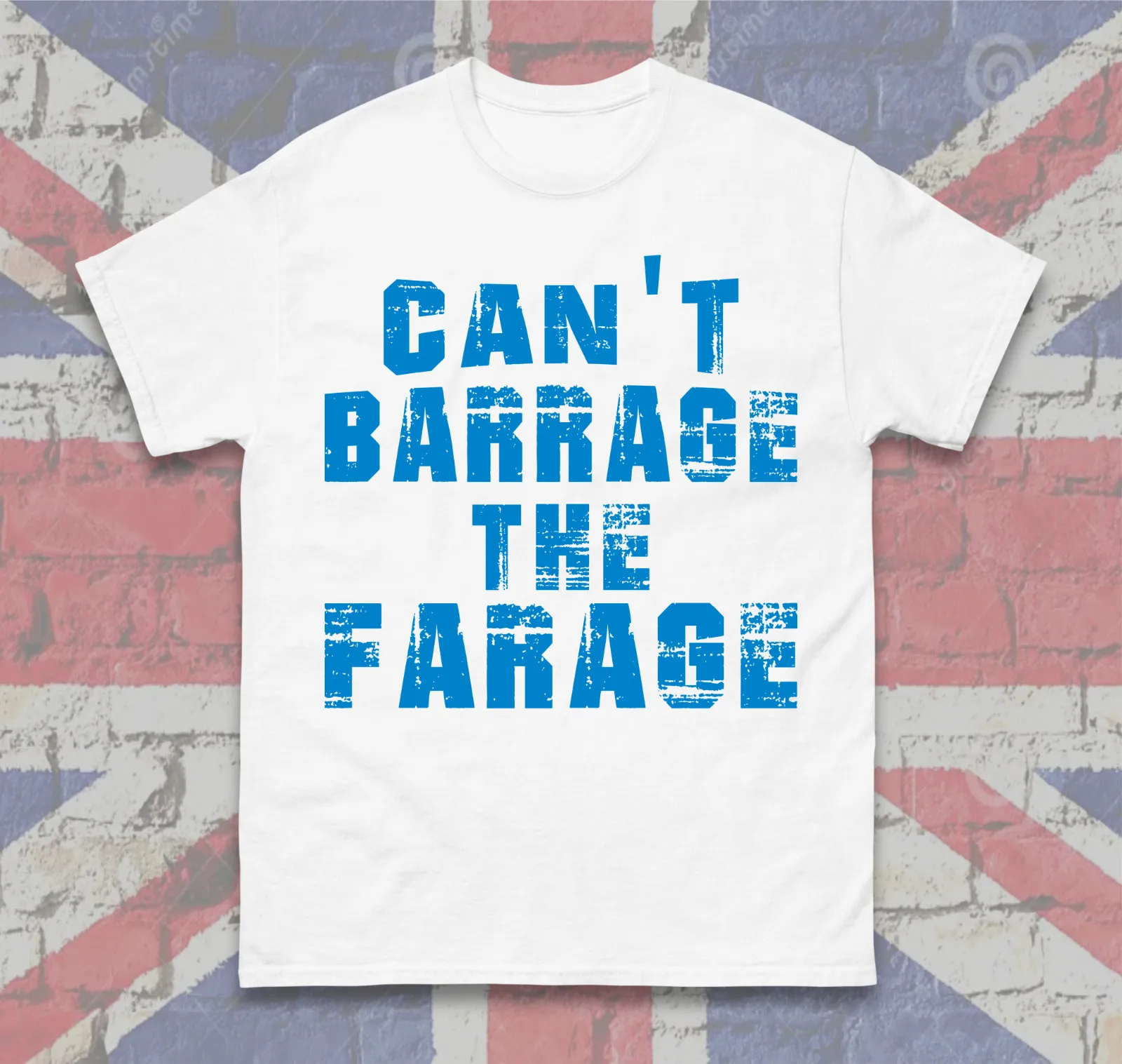 Je ne peux pas barrage le t-shirt Farage, les supporti de Brexit, les réformations, rend la Grande-Bretagne à nouveau