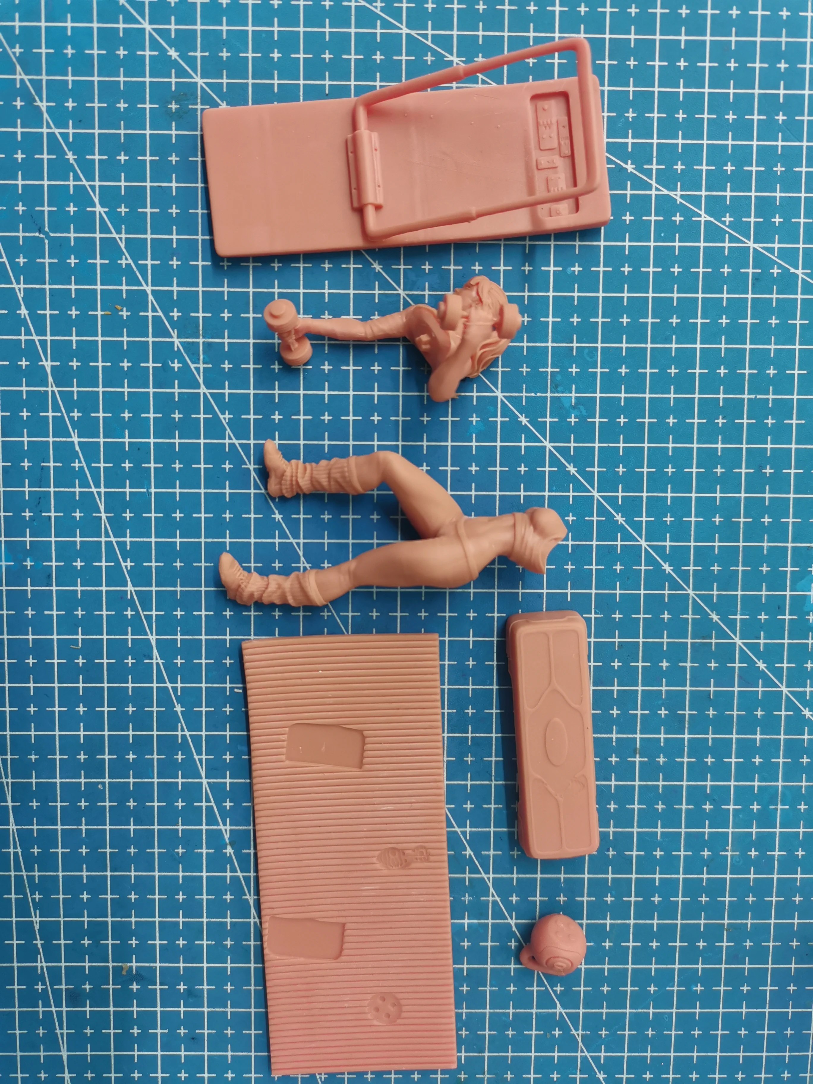 Fitness Sport Meisje 1/24 Schaal 90mm Resin Model monteren Kit Ongemonteerd en Ongeverfd Standbeeld Speelgoed