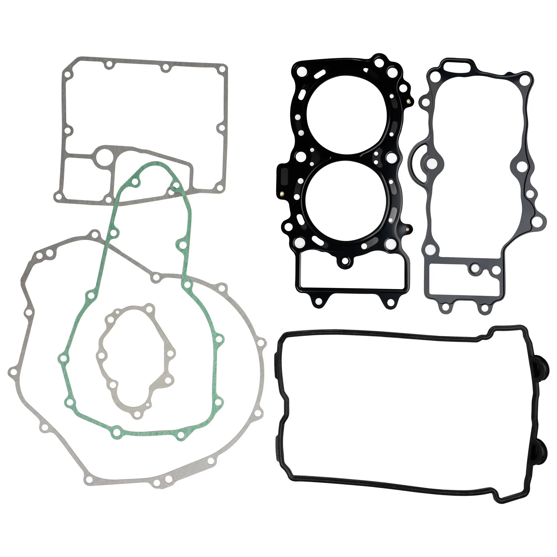 For Kawasaki ER6N ER650 06-16 Versys 650 KLE650 07-25 EX650 Ninja 650R 06-15 Ninja 650L 06-16 Cylinder Engine Cover Gasket SET